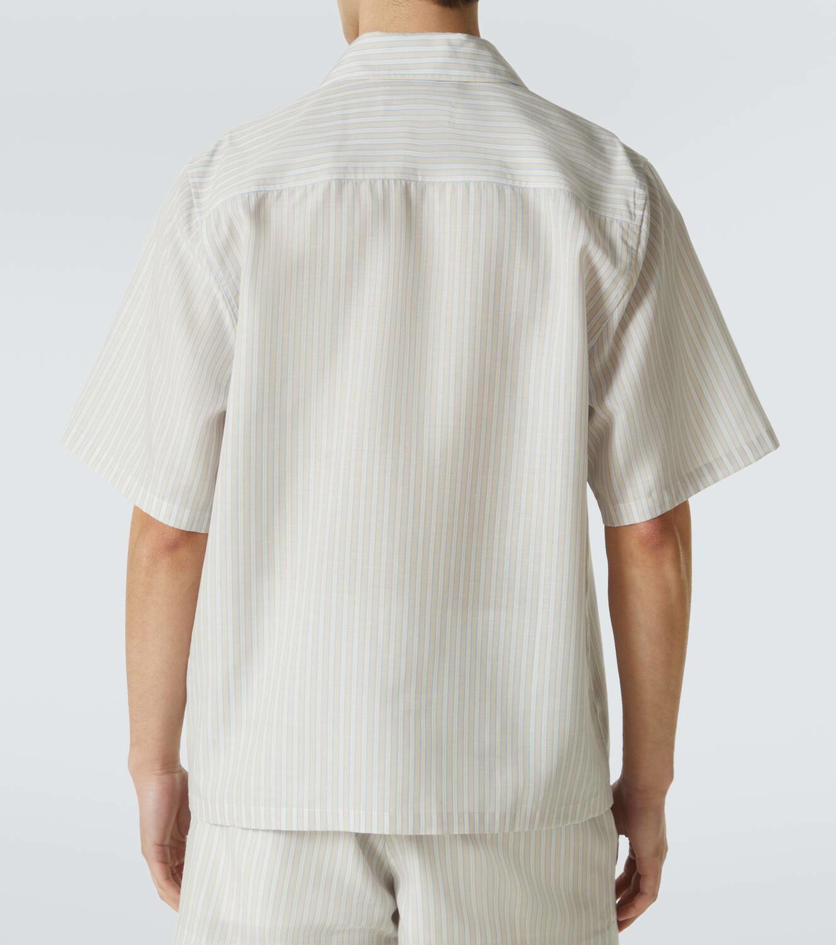 King & Tuckfield Striped bowling shirt