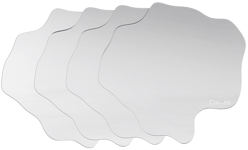 Curves By Sean Brown Four-pack Mirror Spill Coasters - Thumbnail 3