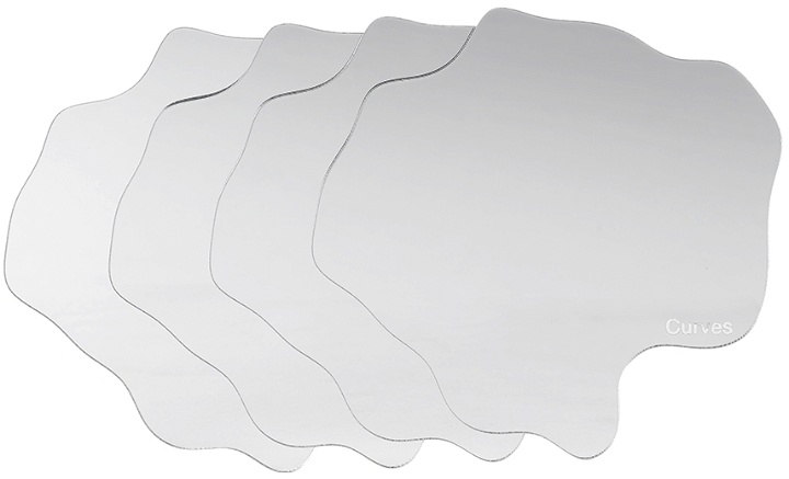 Photo: Curves by Sean Brown Four-Pack Mirror Spill Coasters