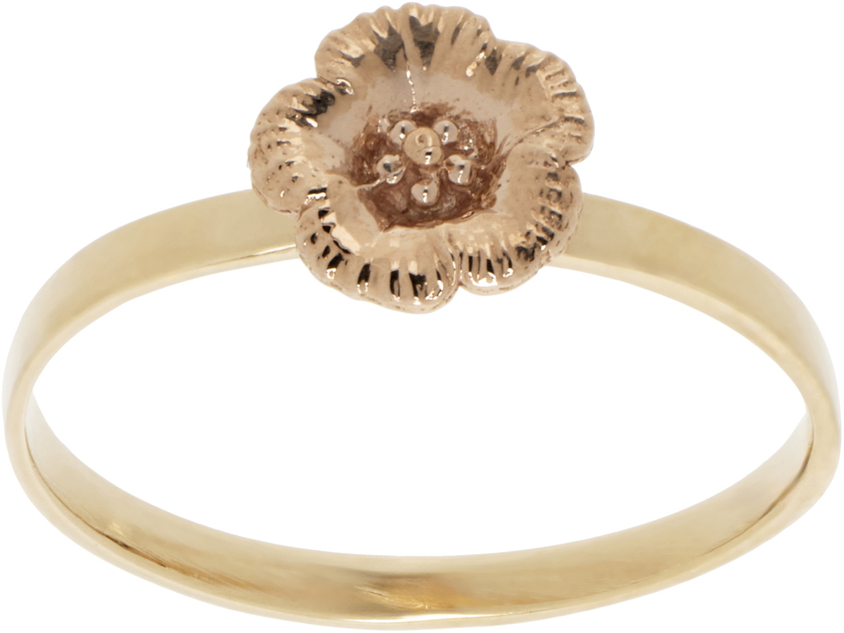 Bernard James Gold FLORA Petunia Ring
