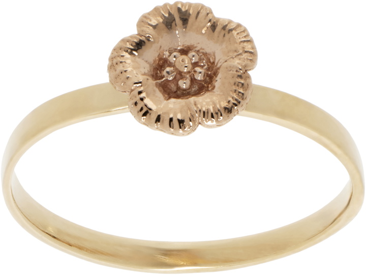 Photo: Bernard James Gold FLORA Petunia Ring