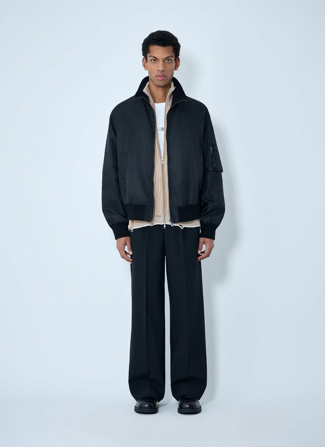 MM6 Maison Margiela High-Collar Bomber Jacket