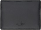 Valentino Garavani Black 'VLTN' Card Holder
