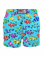 MC2 Saint Barth Man Classic Swim Shorts With Multicolor Clownfish Print