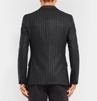 Officine Generale - Grey Slim-Fit Pinstriped Wool-Flannel Blazer - Men - Charcoal