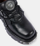 Rabanne x New Rock embellished leather boots