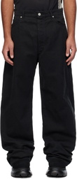 B1ARCHIVE Black Wide Leg Jeans
