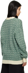 Palmes Green Inter Cardigan
