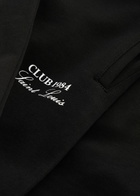 Club 1984 Essential Logo-embroidered Cotton Sweatpants Black