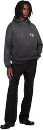 Represent Black 24 Hour Service Hoodie