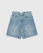 Les Deux Ryder Washed Denim Shorts Blue Mens Casual Short