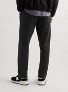 Save Khaki United - Straight-Leg Garment-Dyed Supima Cotton-Jersey Sweatpants - Black