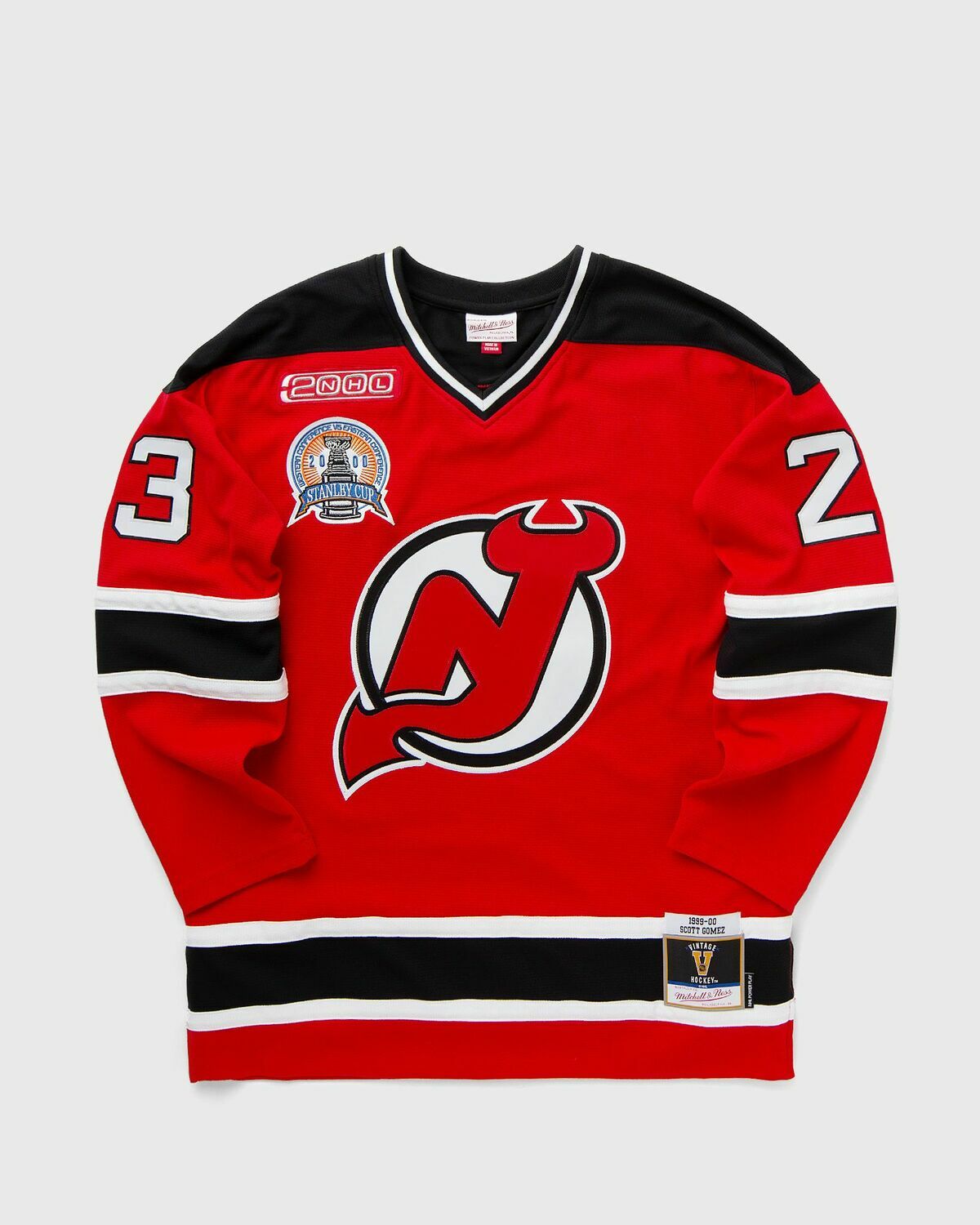 Mitchell & Ness Nhl Jersey New Jersey Devils 1999 Scott Gomez #23 Red Jerseys