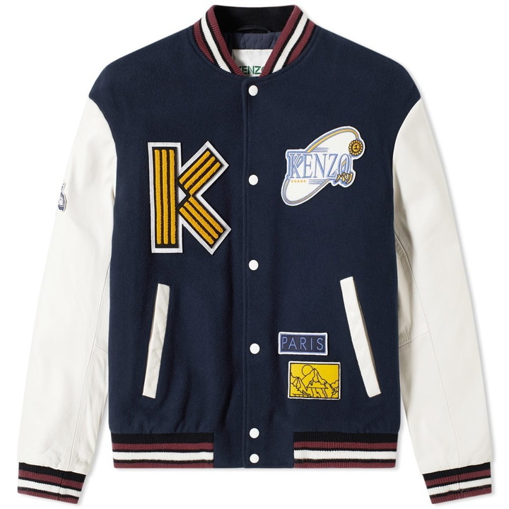 Photo: Kenzo Wool & Leather Varsity Jacket