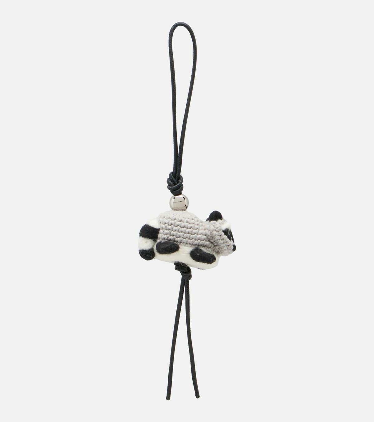 Loewe Racoon leather-trimmed bag charm