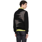 Missoni Black Pattern Crewneck Sweater