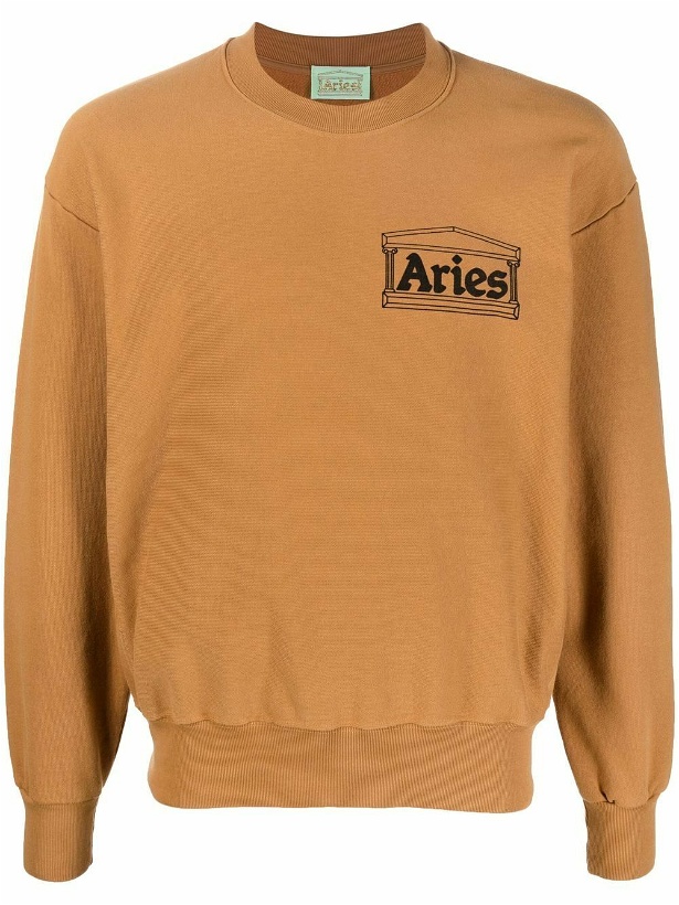 Photo: ARIES - Logo Cotton Sweatshirt