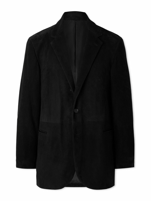 Photo: A.PRESSE - Suede Blazer - Black