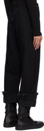 Marina Yee Black Oversized Jeans