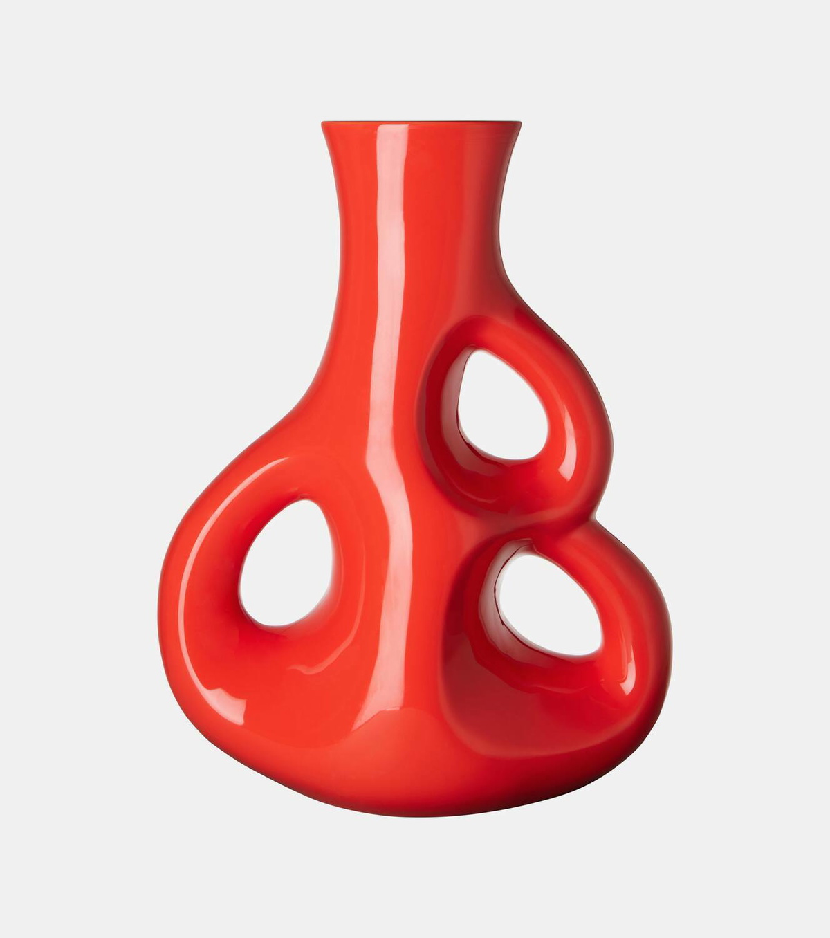 Polspotten Three Ears Medium stoneware vase by Norman Trapman