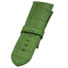 Panerai Alligator Semimat Green Watch Bands