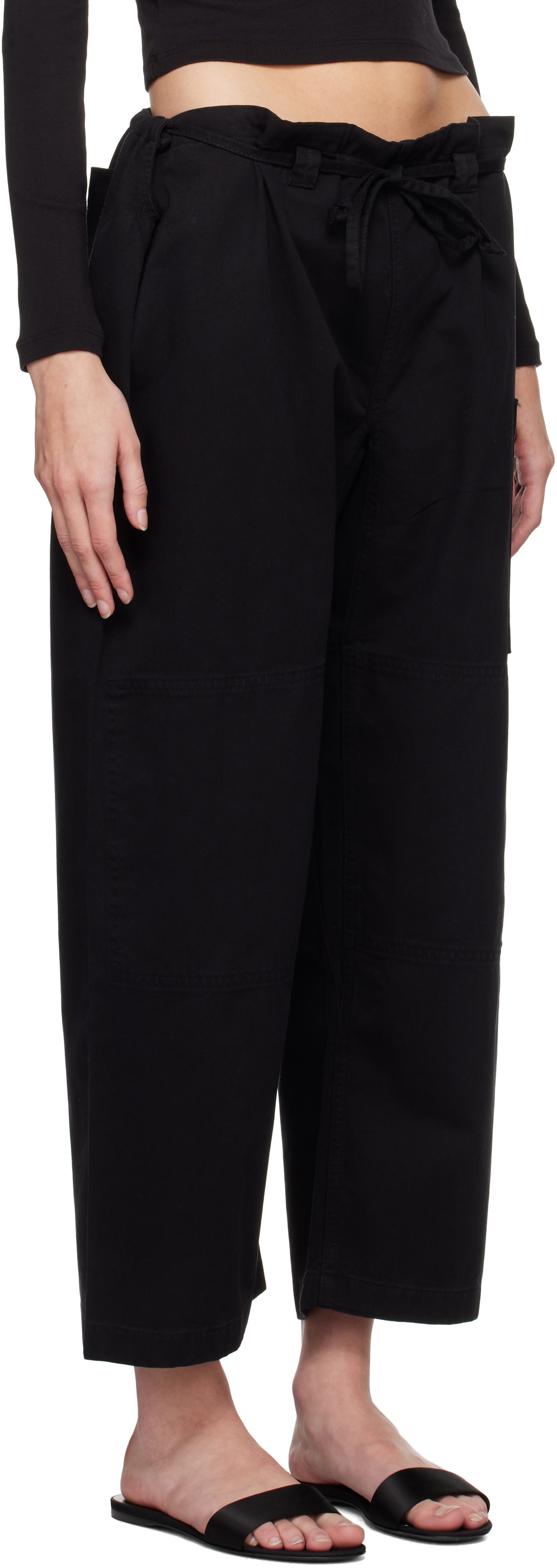 Gil Rodriguez Black 'The Lou' Lounge Pants
