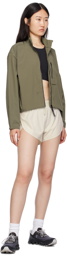 District Vision Khaki Cropped Jacket