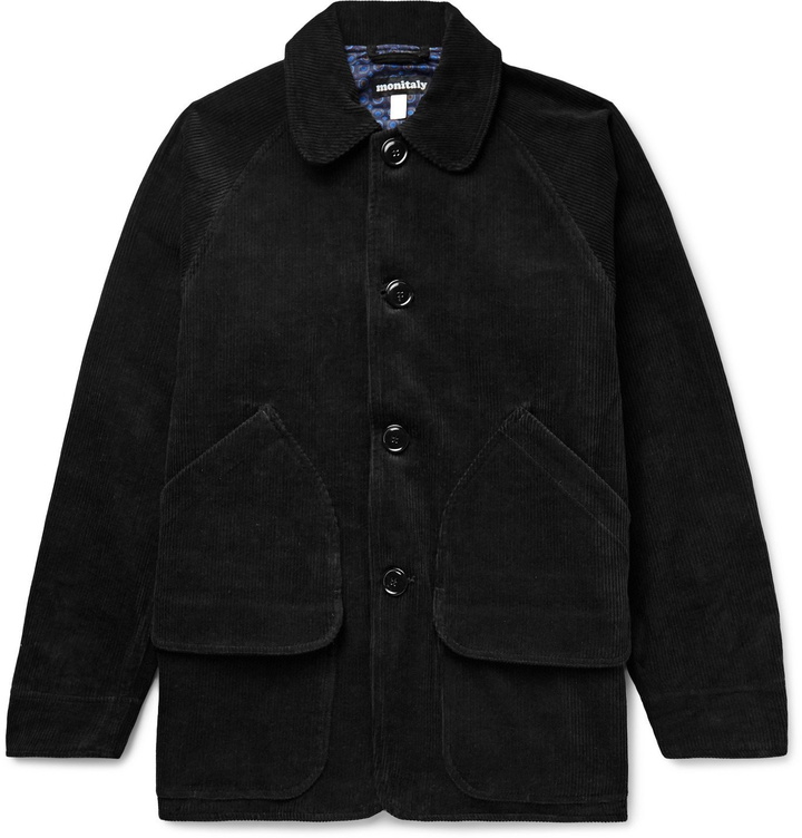 Photo: Monitaly - Cotton-Corduroy Jacket - Black