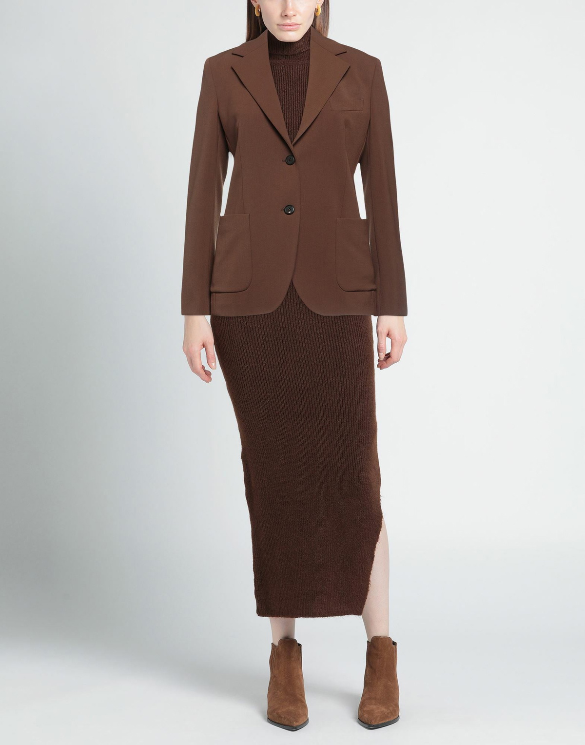 The Gigi Womens Blazer in Brown