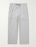 Frescobol Carioca - Luan Straight-Leg Linen and Cotton-Blend Drawstring Trousers - Gray