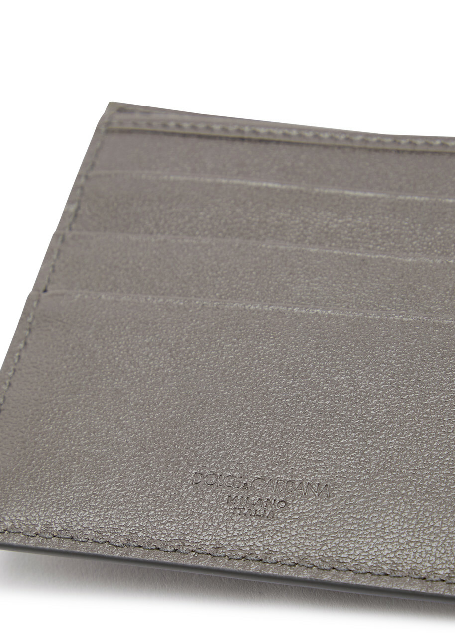 Dolce & Gabbana Logo-print Leather Wallet - Grey - One Size