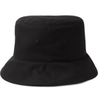 BURBERRY - Reversible Logo-Print Cotton-Gabardine Bucket Hat - Black