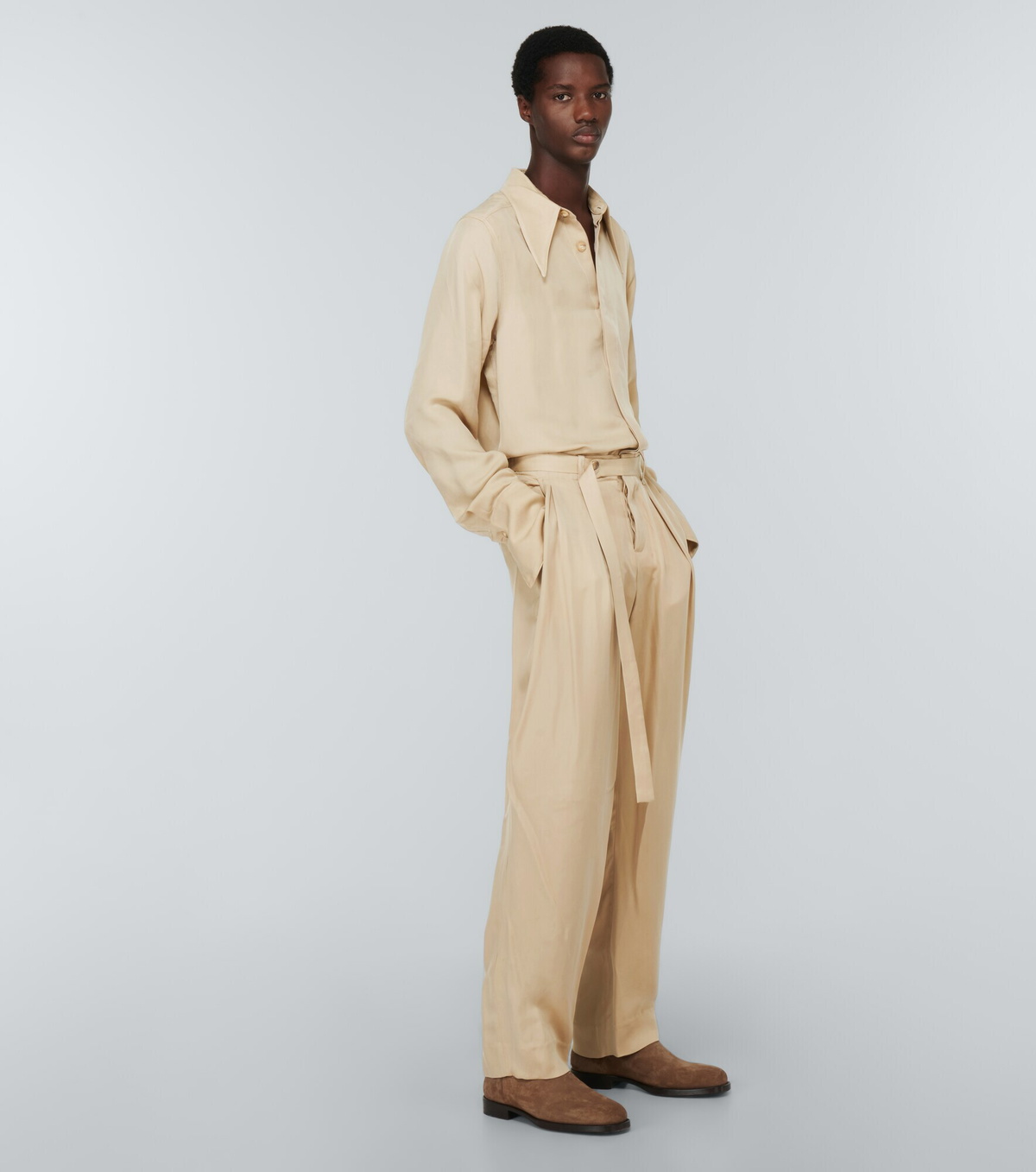 King & Tuckfield - Cupro shirt