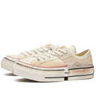 Converse x Feng Chen Wang Chuck 70 2-in-1 Ox Sneakers in Natural Ivory/Brown Rice/Egret
