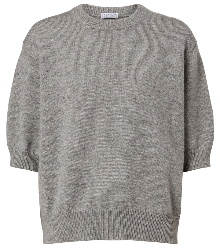 Photo: Brunello Cucinelli Monili cashmere sweater