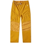 Nike Men's ACG Smith Summit Cargo Pant in Gold Suede/Brown