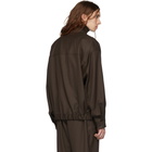 Lemaire Brown Wool Oversized Blouson Jacket