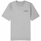 Adidas Men's Terrex Mountain 2.0 T-Shirt in Solid Grey