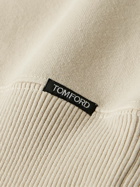 TOM FORD - Slim-Fit Garment-Dyed Cotton-Jersey Sweatshirt - Neutrals