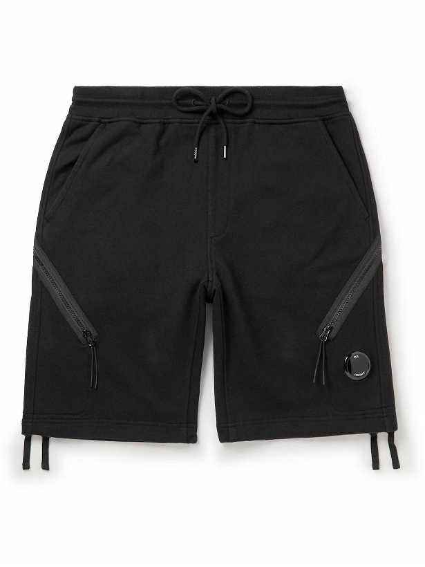 Photo: C.P. Company - Straight-Leg Cotton-Jersey Drawstring Shorts - Black