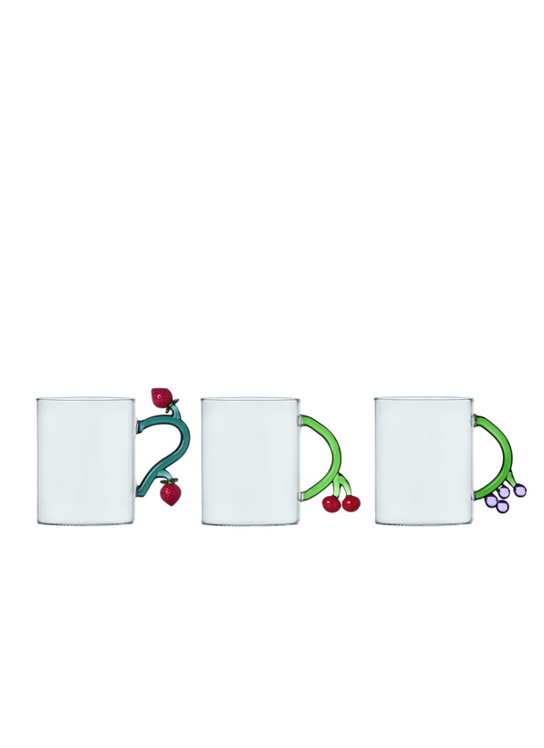 Photo: Ichendorf Milano Set Of Three Fruits And Flowers Mugs