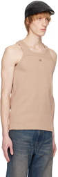 MISBHV Beige 'The M' Tank Top