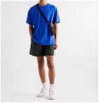 Nike - ACG Wide-Leg Logo-Embroidered Belted Nylon Shorts - Black