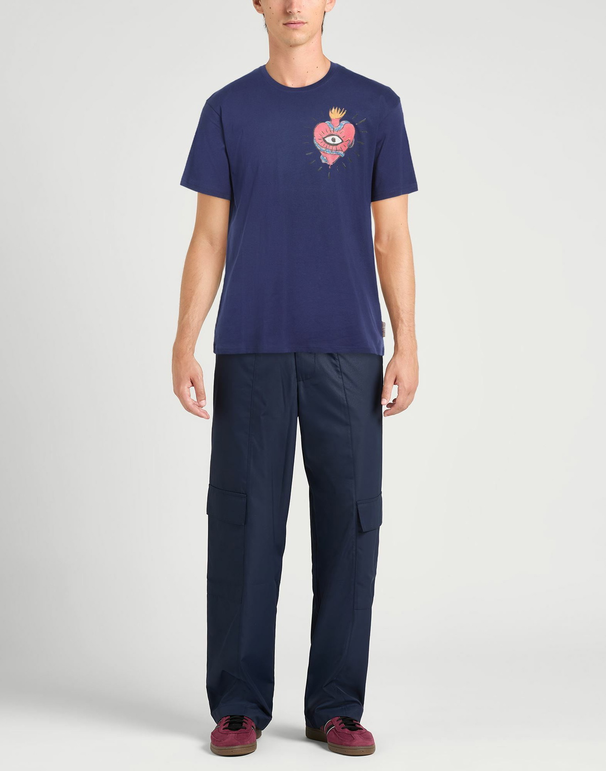 Just Cavalli Mens T-shirt in Blue