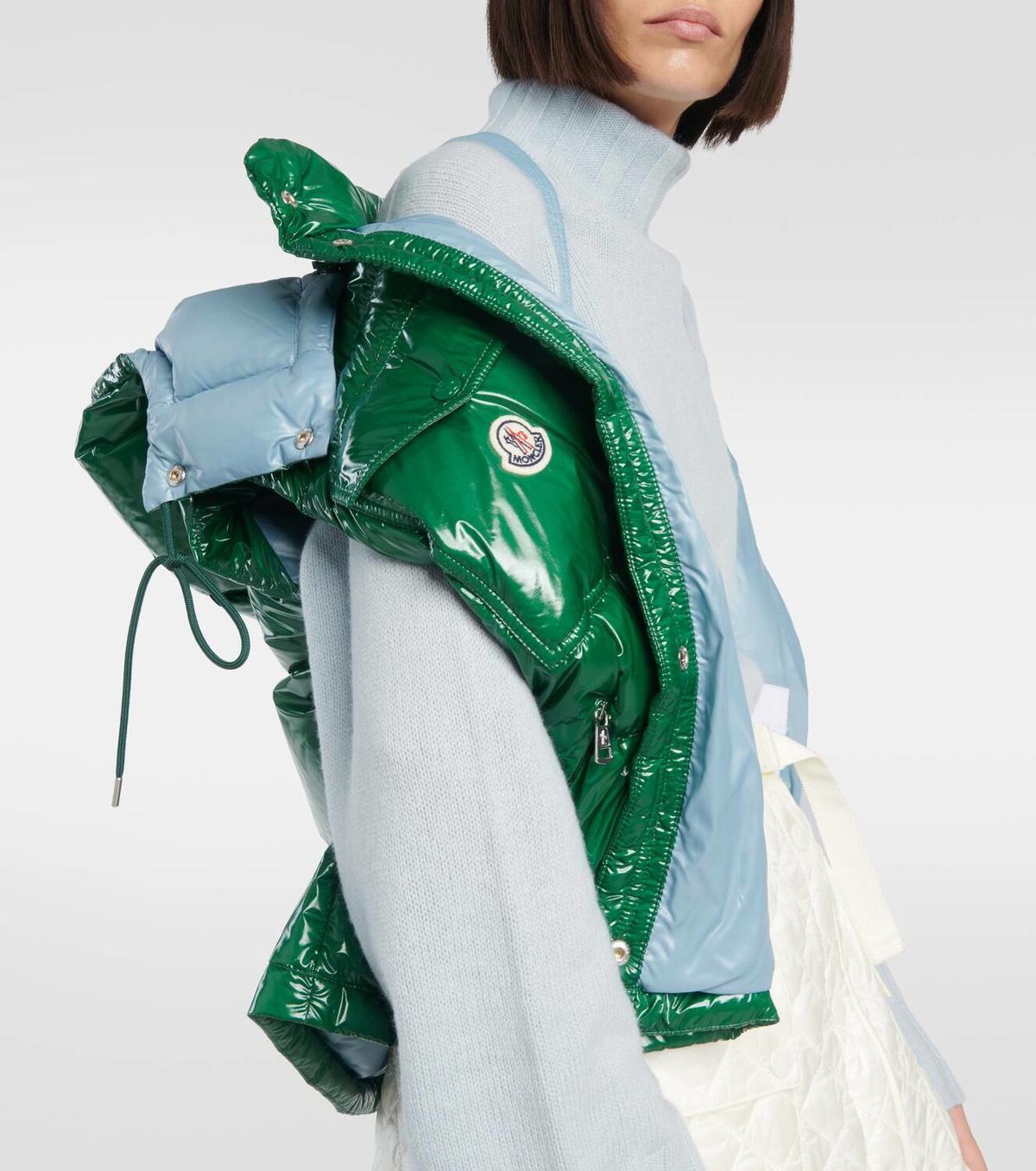 【MONCLER 】キャップ ライトグリーン【未使用】 Moncler Moncler Karakorum ripstop down jacket Moncler