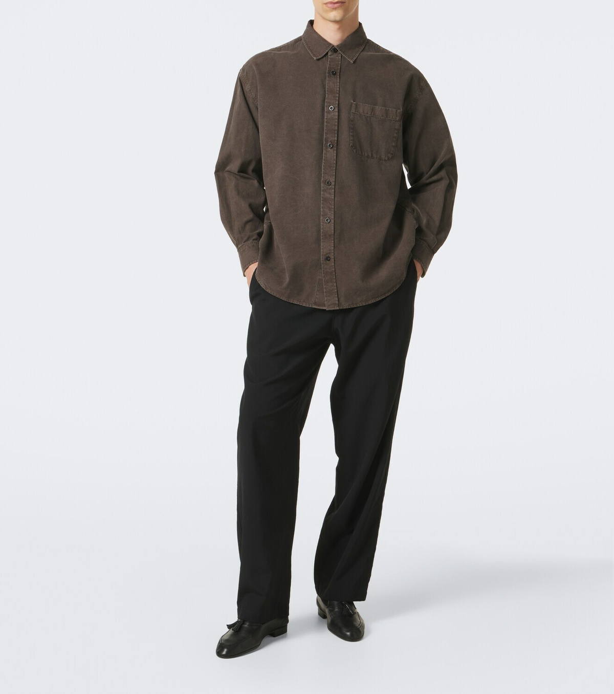 The Row Sadel denim shirt