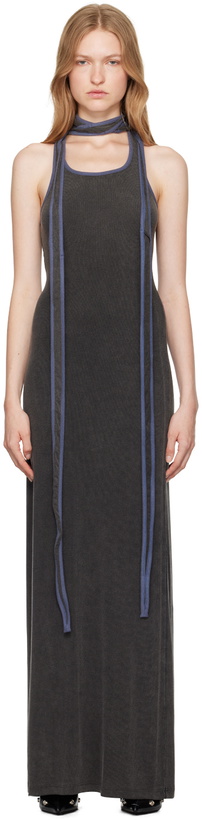 Photo: Y/Project Gray Multiscarf Maxi Dress