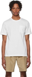 De Bonne Facture White Cotton T-Shirt