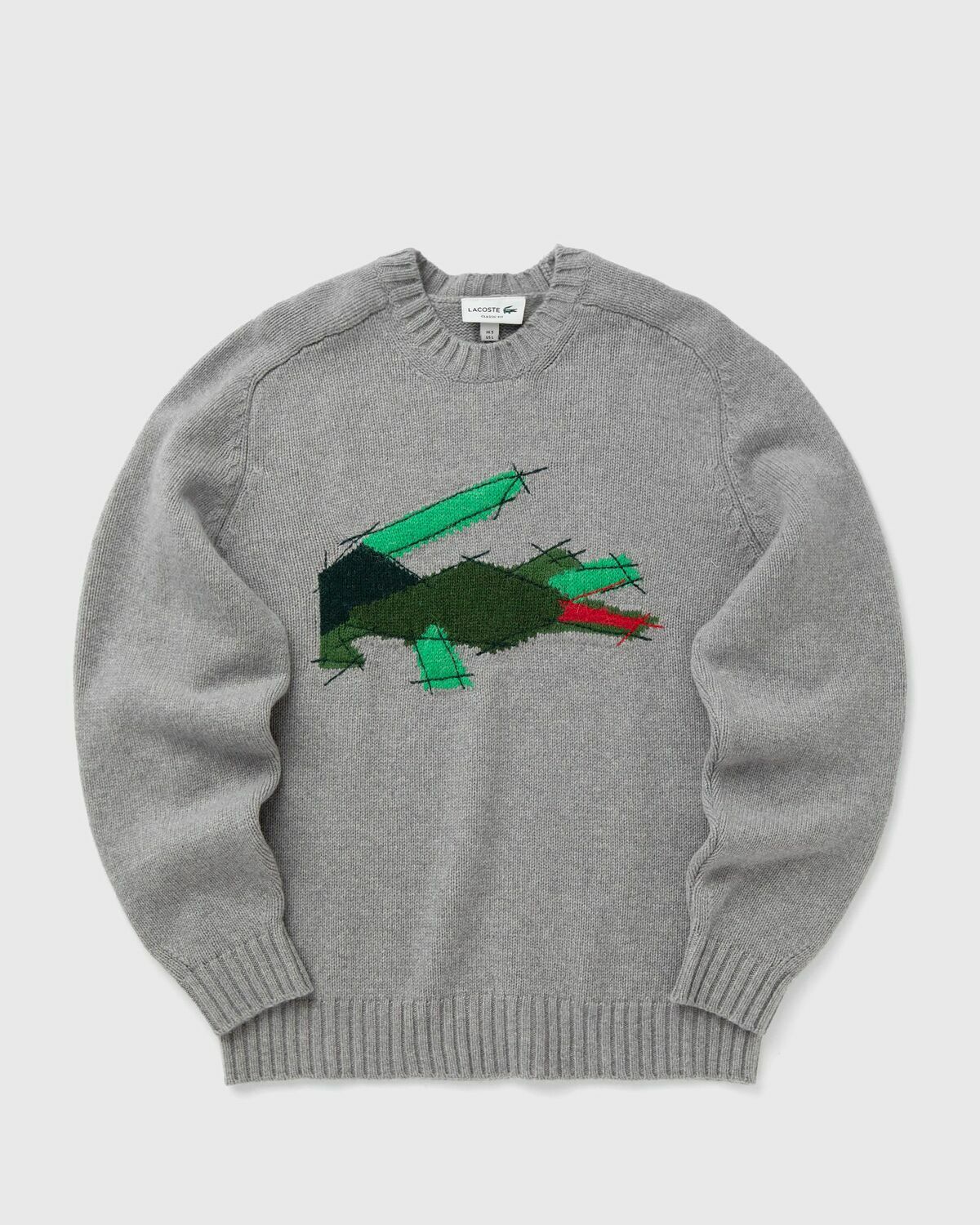 Lacoste TRICOT Grey Mens Pullover Lacoste