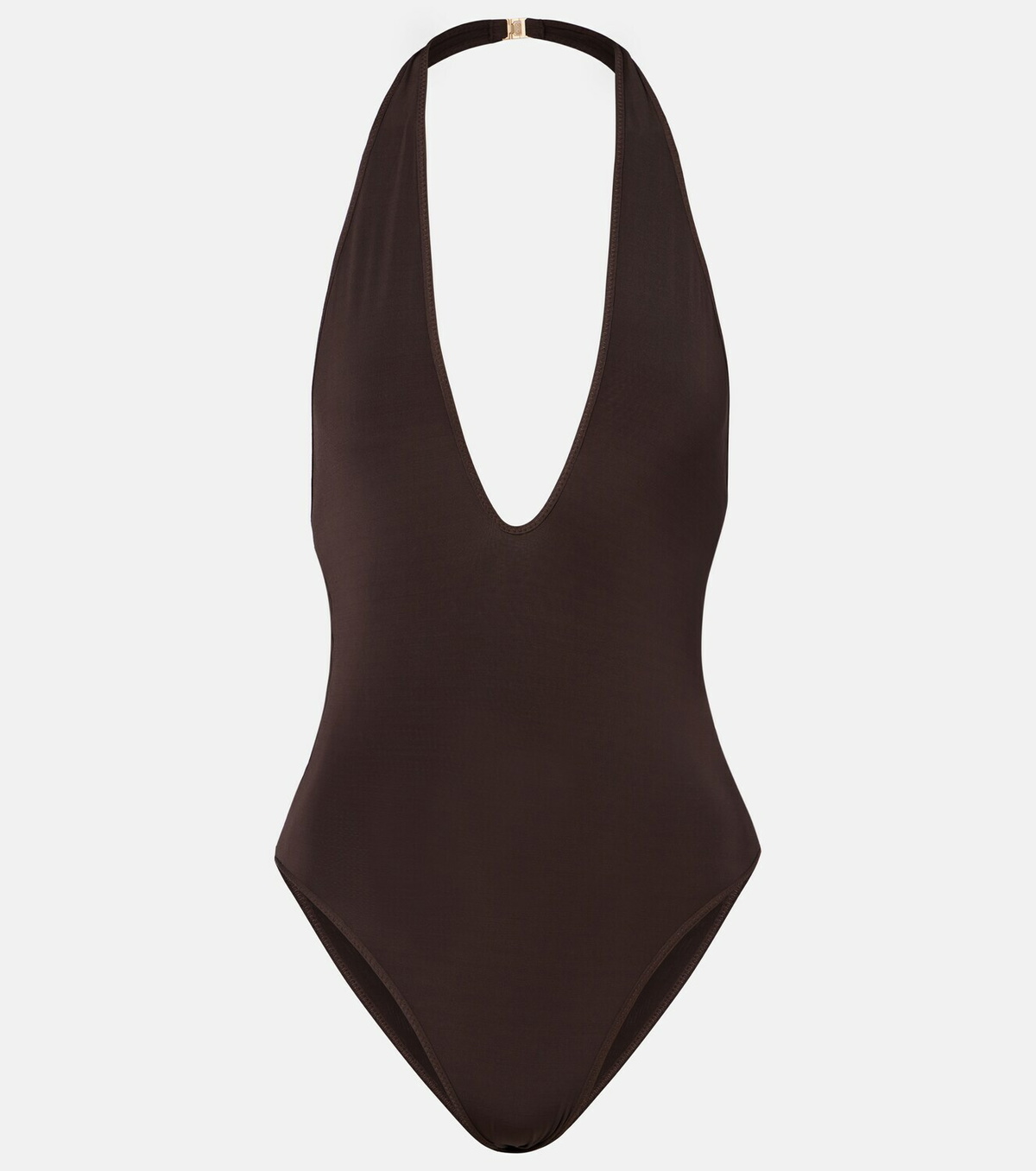 Zimmermann Luna halterneck open-back bodysuit